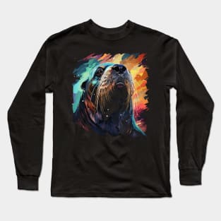 Patriotic Walrus Long Sleeve T-Shirt